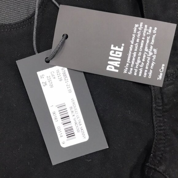 PAIGE Maternity Verdugo Ultra Skinny With Elastic Insets Jeans - Picture 7 of 9